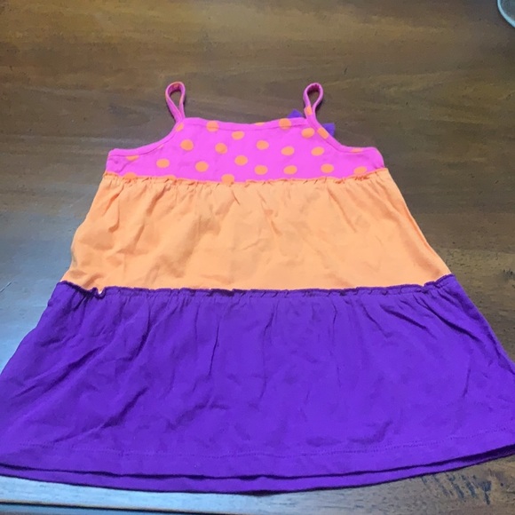 Jumping beans babydoll size 5 pink polka dot tank - Picture 6 of 6